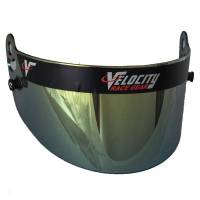 Helmet Shields and Parts - Velocity Helmet Shields & Accessories - Velocity Race Gear - Velocity Race Gear Helmet Shields - Gold Chrome