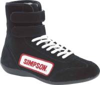 Shop All Auto Racing Shoes - Simpson Hightop -$102.95 - SALE $92.66 - Simpson - Simpson Hightop Shoe - Black - Size 12.5
