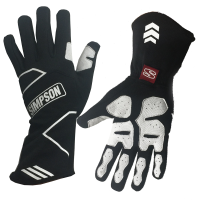 Simpson Wheeler Racing Glove - Black / White - Medium