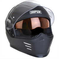 Simpson Performance Products - Simpson Ghost Bandit Helmet - Matte Black - Medium - Image 5