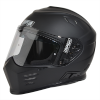 Helmet Shields and Parts - Simpson Shields & Accessories - Simpson Performance Products - Simpson Ghost Bandit Helmet - Matte Black - Small