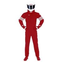 Simpson STD.19 Racing Suit - Red - Medium