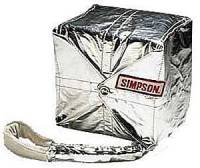 Simpson Performance Products - Simpson 12 Ft. Crossform Drag Parachute - Black w/ Simpson Logo