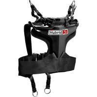 Head & Neck Restraints & Supports - Simpson Hybrid ON SALE! - Simpson - Simpson Hybrid S - Small - Adjustable Sliding Tether - Post Anchor Compatible - Helmet Hardware NOT Included