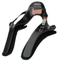 Safety Equipment - Head & Neck Restraints & Supports - Stilo - Stilo HANS Zero Device - 30 Degree - Medium - Quick Click - Sliding Tether - SFI