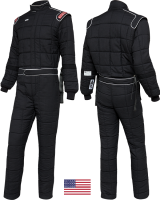 Racing Suits - Drag Racing Suits - Simpson - Simpson Drag One Drag Racing Pant (Only) - SFI 15 Approved - Black - X-Small