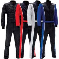 Impact - Impact Racer Firesuit - Black/Red - Small - Image 2