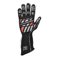 K1 RaceGear - K1 RaceGear Track 1 Youth Gloves - Black - 2X-Small - Image 2