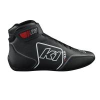 K1 RaceGear GTX-1 Nomex Shoes - Black/Grey - Size: 10.5