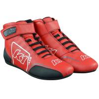 K1 RaceGear - K1 RaceGear GTX-1 Nomex Shoes - Red/Grey - Size: 10 - Image 2