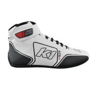 K1 RaceGear GTX-1 Nomex Shoes - White/Black - Size: 10