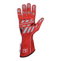 K1 RaceGear - K1 RaceGear Track 1 Youth Gloves - Red - 4X-Small - Image 2