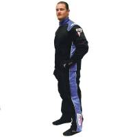 Velocity Race Gear Race Suits - Velocity Closeout Suits - CLEARANCE - Velocity Race Gear - Velocity 5 Multi-Layer Jacket - Black/Blue - Small