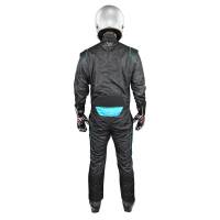 K1 RaceGear - K1 RaceGear GT2 Suit - Black / FLO Blue - Size: Large / Euro 56 - Image 2