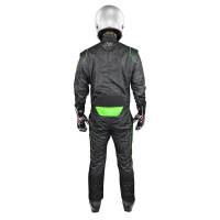 K1 RaceGear - K1 RaceGear GT2 Suit - Black / FLO Green - Size: Large / Euro 56 - Image 2
