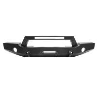 Bumpers and Components - Front Bumpers - Westin - Westin WJ2 Full Width Front Bumper - Light Bar Mount - Steel - Black- Jeep Wrangler JL 2018