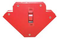 Woodward Fab Panel Clamp - Magnetic - Welding - 4-3/4" Edge - Steel - Red Paint