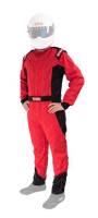 Shop Single-Layer SFI-1 Suits - RaceQuip Chevron SFI-1 Suits - $149.95 - RaceQuip - RaceQuip Chevron SFI-1 Suit - Red - Medium Tall