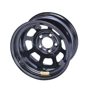Wheels and Tire Accessories - Bassett Wheels - Bassett D-Hole IMCA Wheels w/ Mud Cover Tabs