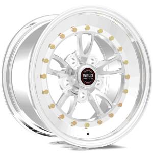 Wheels and Tire Accessories - Weld Racing Wheels - Weld Racing Full Throttle Polished Center Wheels