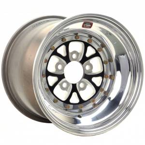 Wheels and Tire Accessories - Weld Racing Wheels - Weld Racing V-Series Black Anodized Rear Drag Wheels