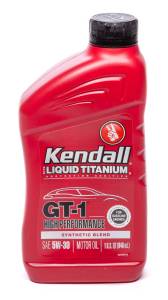 Kendall® GT-1 High Performance Motor Oil with Liquid Titanium