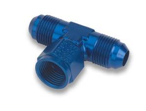 Adapters and Fittings - AN to AN Fittings and Adapters - Male AN Flare Tee to Female AN on Branch Adapters