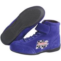 Racing Shoes - Clearance - Racing Shoes - G-Force Racing Gear - G-Force GF235 RaceGrip Mid-Top Race Shoe - Blue - Size 7.5