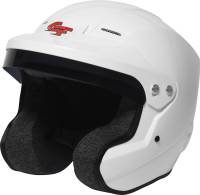 G-Force Racing Gear - G-Force Nova Open Face Helmet - White - X-Large - Image 5