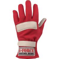 Shop All Auto Racing Gloves - G-Force G5 Racing Glove - $57 - G-Force Racing Gear - G-Force G5 Racing Gloves - Red - Child Small
