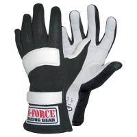 G-Force Gloves - G-Force G5 Racing Gloves - $54 - G-Force Racing Gear - G-Force G5 Racing Gloves - Black - Child Medium