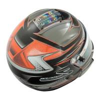 Zamp - Zamp RZ-44CE Orange Honeycomb Graphic Helmet - X-Large - Image 2