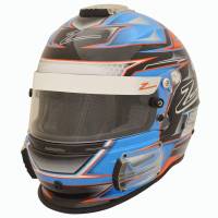 Zamp - Zamp RZ-42 Honeycomb Graphic Helmet - Orange/Blue - XX-Large - Image 1
