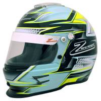 Zamp - Zamp RZ-42Y Youth Graphic Snell CMR2016 Helmet - Green/Silver - 54cm - Image 3
