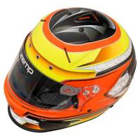Zamp - Zamp RZ-70E Switch Helmet - Orange/Yellow - Large - Image 2