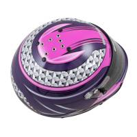 Zamp - Zamp RZ-62 Graphic Helmet - Pink/Purple - Large - Image 3