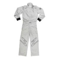 Kids Racing Suits - Zamp ZR-10 Youth Suits - $98.96 - Zamp - Zamp ZR-10 Youth Race Suit - Gray - Youth Medium