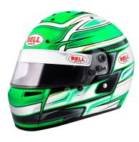 Helmets and Accessories - Kart Racing Helmets - Bell Helmets - Bell KC7-CMR Helmet - Venom Green - 7-1/8 (57)   