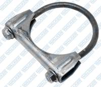 Exhaust Clamps - U-Clamps - DynoMax Performance Exhaust - DynoMax Performance Exhaust U-Clamp Exhaust Clamp 2-1/8" Diameter Steel Natural - Each