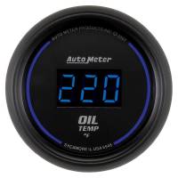Auto Meter 2-1/16" Cobalt Oil Temp Gauge - Digital 340° F
