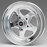 Weld Pro Star Polished Wheel - 15" x 4" - 5 X 4.75" Bolt Circle - 1.875" Back Spacing - 10.75 lbs