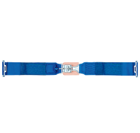 Simpson 5 Point Standard Latch & Link Lap Belts - Pull Up Adjust - 62" Bolt-In - Platinum