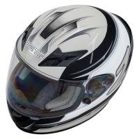 Zamp - Zamp FS-9 Helmet - Silver/Blk Matte - Large - Image 2