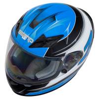 Zamp - Zamp FS-9 Helmet - Blue/Silver - Large - Image 2