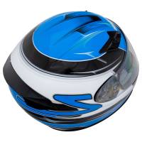 Zamp - Zamp FS-9 Helmet - Blue/Silver - Large - Image 3