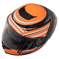 Zamp - Zamp FR-4 Helmet - Gloss Orange Graphic - Large - Image 2