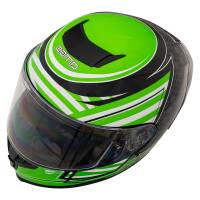 Zamp - Zamp FR-4 Helmet - Gloss Green Graphic - Large - Image 2