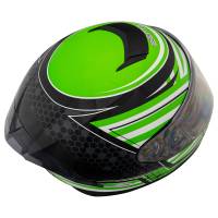 Zamp - Zamp FR-4 Helmet - Gloss Green Graphic - Large - Image 3