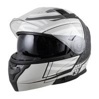 Helmets and Accessories - Zamp Helmets - Zamp - Zamp FL-4 Helmet - Matte Gray Graphic - XX-Large