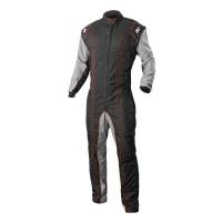 K1 RaceGear GK2 Karting Suit - Black/Orange - Large (56)